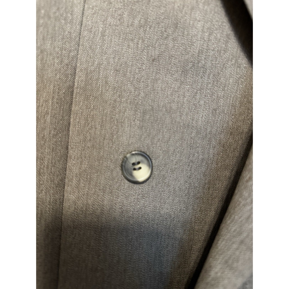ZYLOS GEORGE MACHADO - MEN'S Gray 100% WOOL DOUBLE-BREASTED - SIZE 40L - Picture 6 of 16
